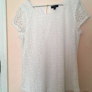 White Blouse- Kaari Blue